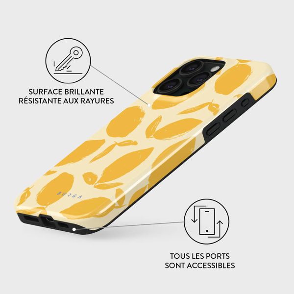 Burga Coque Tough MagSafe Apple iPhone 15 Pro - Lemon Tart