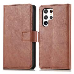imoshion Étui de télephone portefeuille de luxe Samsung Galaxy S22 Ultra - Marron