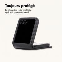 imoshion Étui de télephone portefeuille Luxe Samsung Galaxy Z Flip 8 - Noir