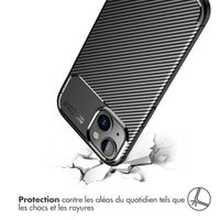 imoshion Coque silicone Carbon Apple iPhone 14 Plus - Noir