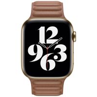 Apple Bracelet Leather Link Apple Watch | 38/40/41/42 mm - Taille M/L - Saddle Brown