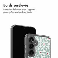 imoshion Coque Design Samsung Galaxy S23 FE - Bloom Love Sage Green