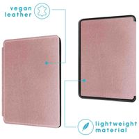 imoshion Étui de liseuse portefeuille Slim Hard Amazon Kindle (2024) / Amazon Kindle (2022) 11th gen - Rose Doré