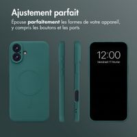imoshion Coque Couleur avec MagSafe Apple iPhone 16 Plus - Vert foncé