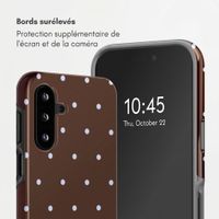 Selencia Coque arrière Vivid Samsung Galaxy A17 (5G) / (4G) - Happy Dots Chocolate