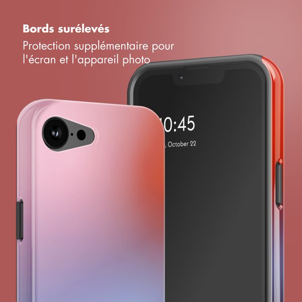 Selencia Coque arrière Vivid avec MagSafe Apple iPhone 17e / 16e - Gradient Soft Blush