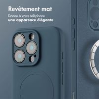 imoshion Coque Couleur avec MagSafe Apple iPhone 16 Pro - Bleu foncé