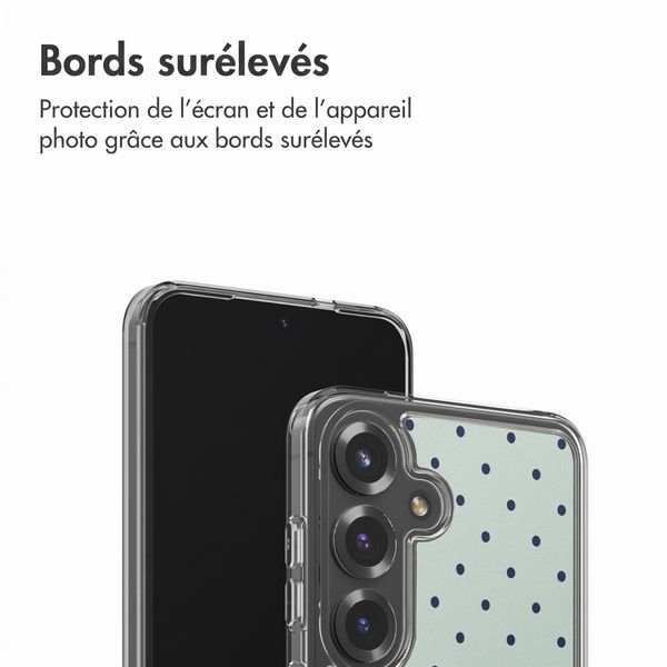 imoshion Coque Design Samsung Galaxy A18 (4G) / A17 (4G/5G) - Polka Dot Mintgroen