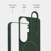 Accezz Coque Grip avec MagSafe Samsung Galaxy S26 Ultra - Vert foncé