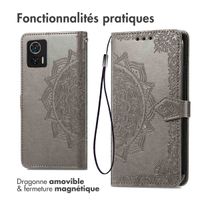 imoshion Etui de télephone Mandala Motorola Edge 30 Neo - Gris