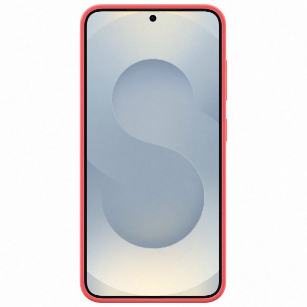 Samsung Original Coque en silicone Samsung Galaxy S25 - Peach