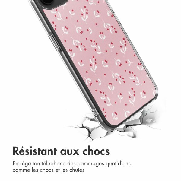 imoshion Coque Design Apple iPhone 17e / 16e - Berries Blush