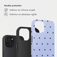 Selencia Coque arrière Vivid Apple iPhone 15 - Happy Dots Digital Sky