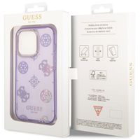 Guess Coque Peony Glitter Apple iPhone 14 Pro Max - Lila