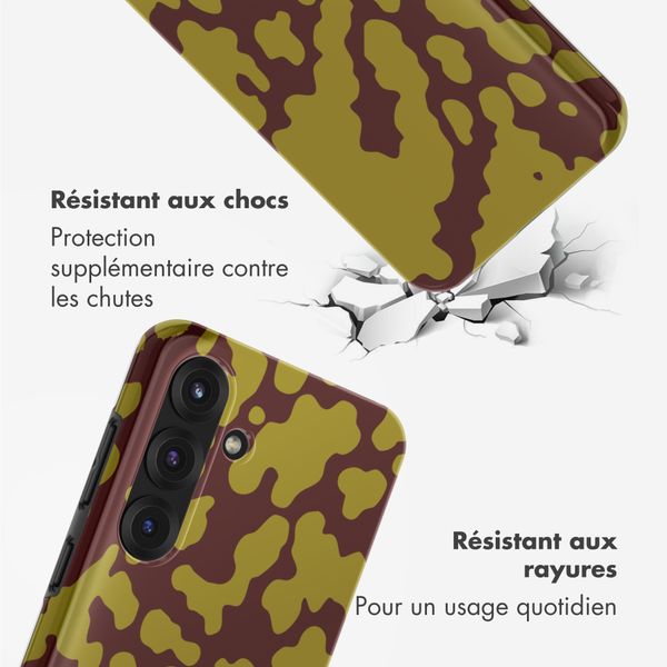 Selencia Coque arrière Vivid Samsung Galaxy S25 - Moo'd Olive Dust