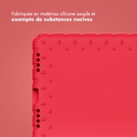 imoshion Coque kidsproof avec poignée Apple iPad 11 (2025) 11 pouces A16 / iPad 10 (2022) 10.9 pouces - Rouge