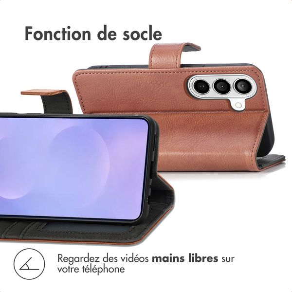 imoshion Étui de télephone portefeuille de luxe Samsung Galaxy S26 Plus - Marron