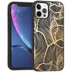 imoshion Coque Design Apple iPhone 12 (Pro) - Golden Leaves