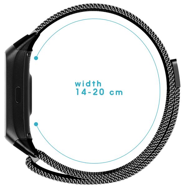 imoshion Bracelet magnétique milanais Samsung Galaxy Fit - Noir