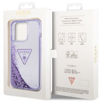 Guess Coque Liquid Glitter Apple iPhone 14 Pro Max - Violet