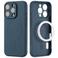 imoshion Coque Couleur avec MagSafe Apple iPhone 16 Pro Max - Bleu foncé