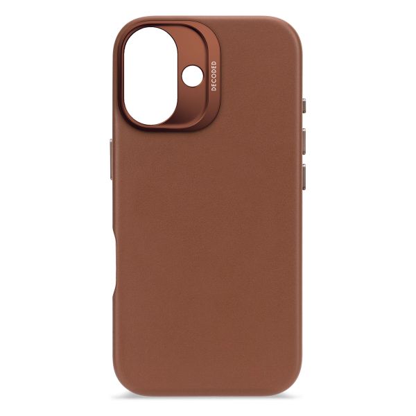 Decoded Coque en cuir MagSafe Apple iPhone 16 - Tan