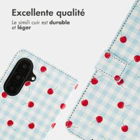 imoshion Étui de télephone portefeuille Design Samsung Galaxy A17 (5G) / (4G) - Cherry Check