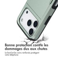 imoshion Coque arrière avec porte-cartes Apple iPhone 17 Pro - Vert