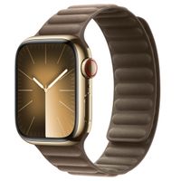 Apple Bracelet à maillons magnétique FineWoven Apple Watch | 38/40/41/42 mm - Taille S/M - Taupe