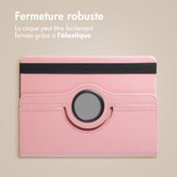 imoshion Coque tablette rotatif à 360° Samsung Galaxy Tab S9 11.0 pouces / S10 Lite / S10 FE / S9 FE 10.9 pouces - Rose