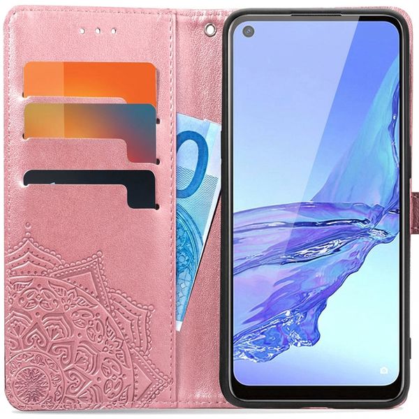 imoshion Etui de télephone Mandala Oppo A53 / Oppo A53s - Rose Doré