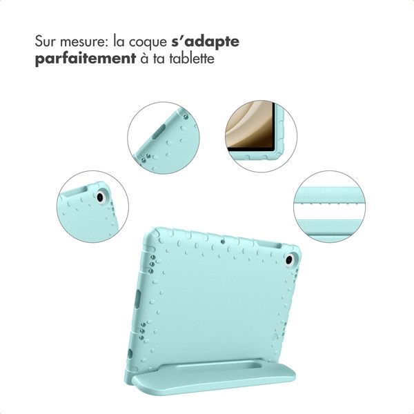 imoshion Coque kidsproof avec poignée Samsung Galaxy Tab A11 Plus / A9 Plus - Soft Blue