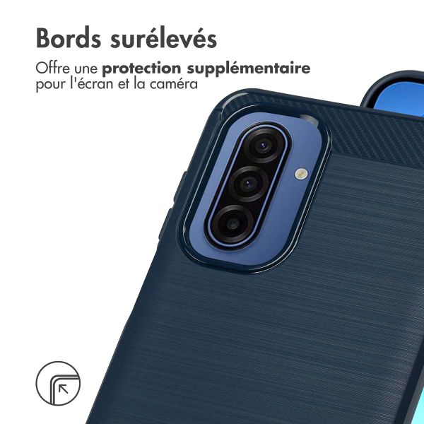 imoshion Coque Brushed Samsung Galaxy A17 (5G) / (4G) - Bleu foncé