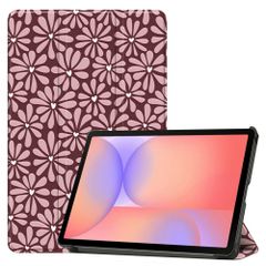 imoshion Coque tablette Design Trifold Samsung Galaxy Tab S9 11.0 pouces / S10 Lite / S10 FE / S9 FE 10.9 pouces - Bloom Love Blush