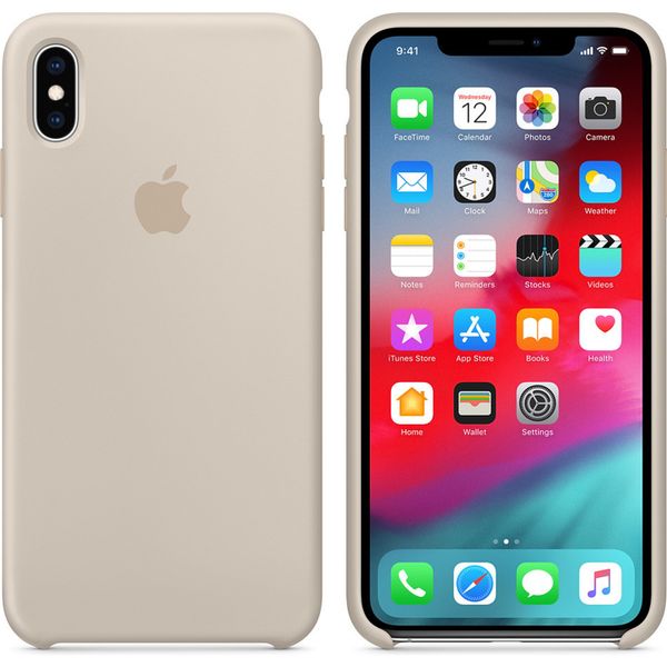 Apple Coque en silicone Apple iPhone Xs Max - Stone