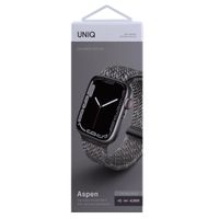 Uniq Bracelet tressé Aspen Designer Edition Apple Watch | 44/45/46/49 mm - Pebble Grey