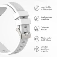 imoshion Bracelet en silicone flexible  - Connexion universelle 20 mm - Blanc