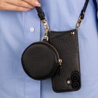 Selencia Nova Croco Mini Pouch - Black