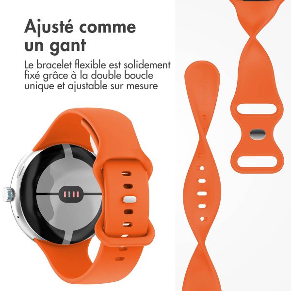 imoshion Bracelet en silicone⁺ Google Pixel Watch 3 / 4 (45 mm) - Taille L - Orange