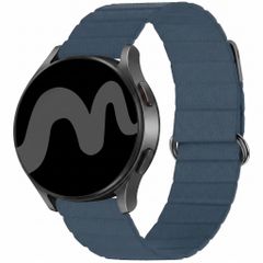 imoshion Bracelet en cuir magnétique  - Connexion universelle 22 mm - Bleu