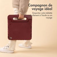 imoshion Coque kidsproof avec poignée Apple iPad 9 (2021) 10.2 pouces / iPad 8 (2020) 10.2 pouces / iPad 7 (2019) 10.2 pouces - Velvet Plum