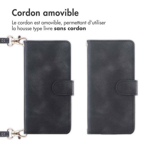 imoshion Etui de télephone portefeuille avec cordon Samsung Galaxy A16 - Noir