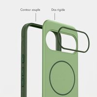 imoshion Coque arrière Color avec Thin MagSafe Ring Google Pixel 9 / 9 Pro - Vert foncé