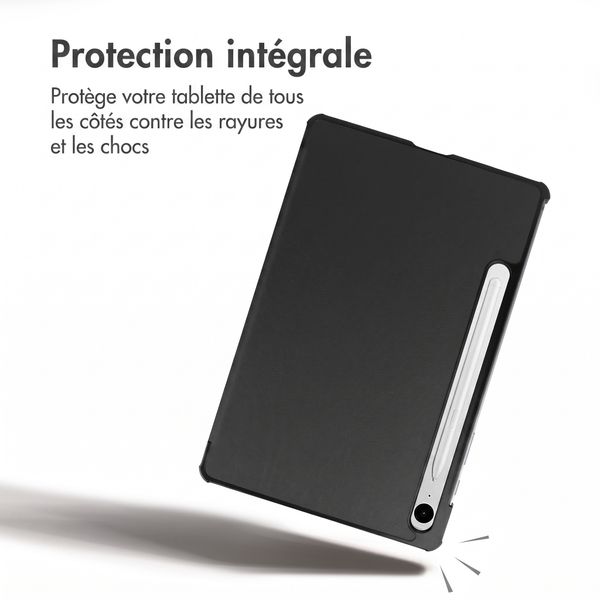 imoshion Coque tablette Trifold Samsung Galaxy Tab S10 FE Plus - Noir