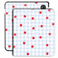imoshion Étui de liseuse portefeuille design Pliable Kobo Libra Colour - Cherry Check