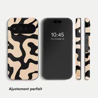 Selencia Coque arrière Vivid avec MagSafe Google Pixel 11 - Art Wave Black