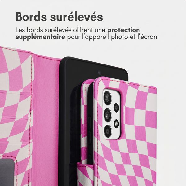 imoshion Étui de télephone portefeuille Design Samsung Galaxy A52(s) (5G/4G) - Retro Pink