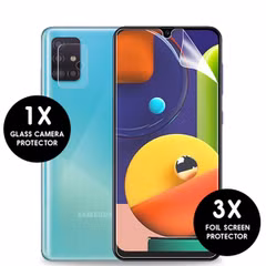 imoshion 3-Pack de protection d'écran + Protection en verre Appareil photo Samsung Galaxy A51