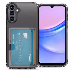 imoshion Coque silicone avec porte-cartes Samsung Galaxy A15 (5G/4G) - Transparent