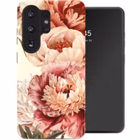 Selencia Coque arrière Vivid avec MagSafe Samsung Galaxy S26 Ultra - Vintage Peony